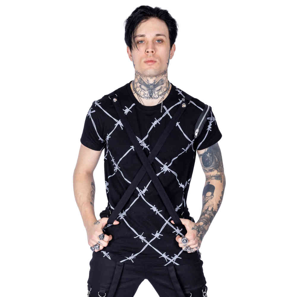 Vixxsin - Boyan Top - Noir/Gris